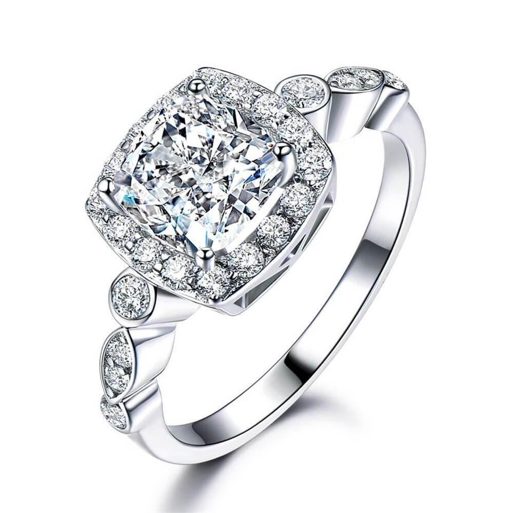 Fashionable Birthstone Sterling Silver Ring - Image 17